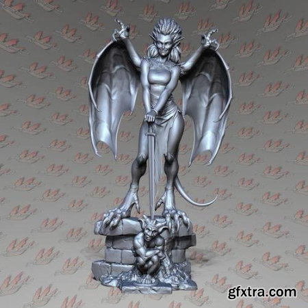 Angela Gargoyle – 3D Print