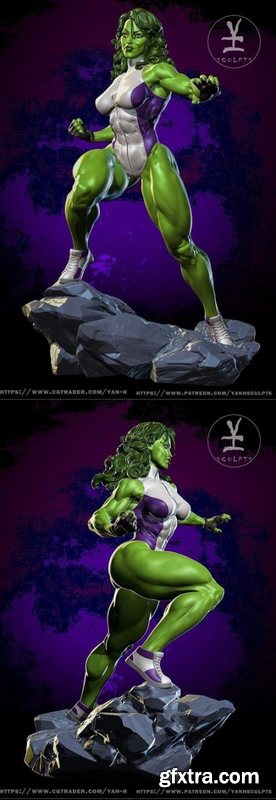 She Hulk – 3D Print