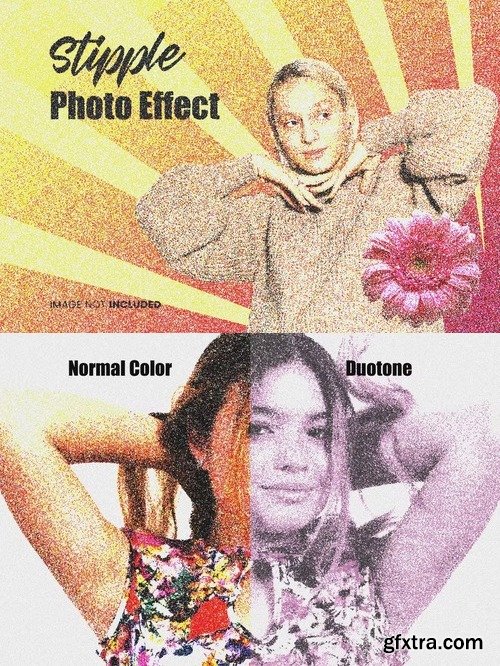 Stipple Photo Effect