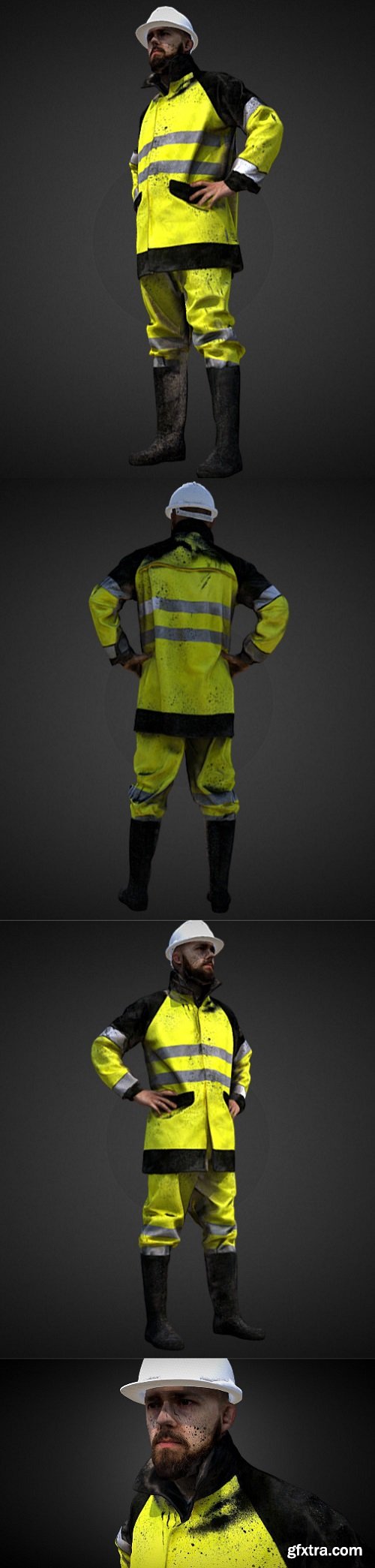 3D Scan Man Worker Safety 017