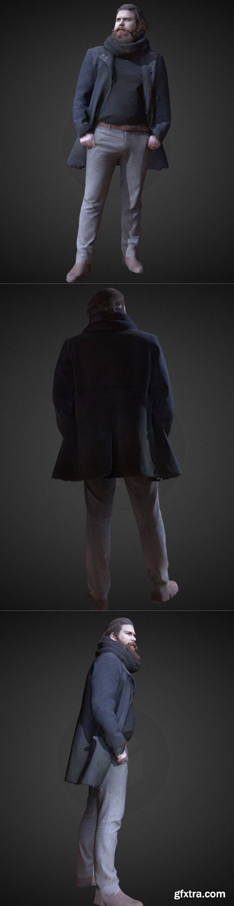 3D Scan Man Winter 002