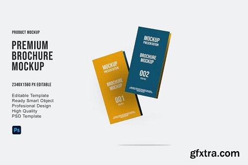 Premium Brochure Mockup W6Q2SU3