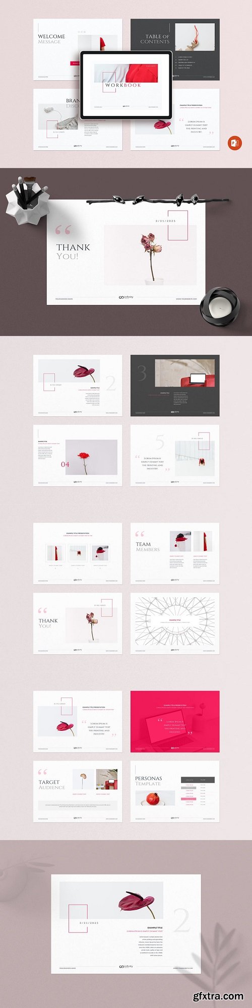 Workbook Presentation Template MF76H8B