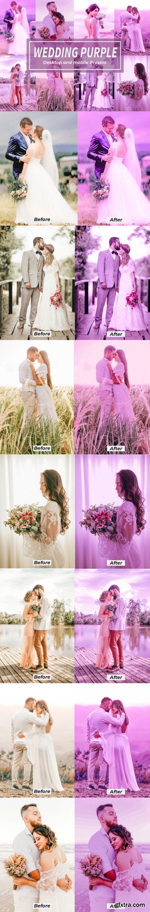 Purple Wedding Lightroom Presets