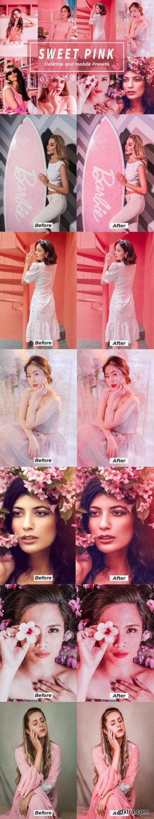 Sweet Pink Lightroom Presets