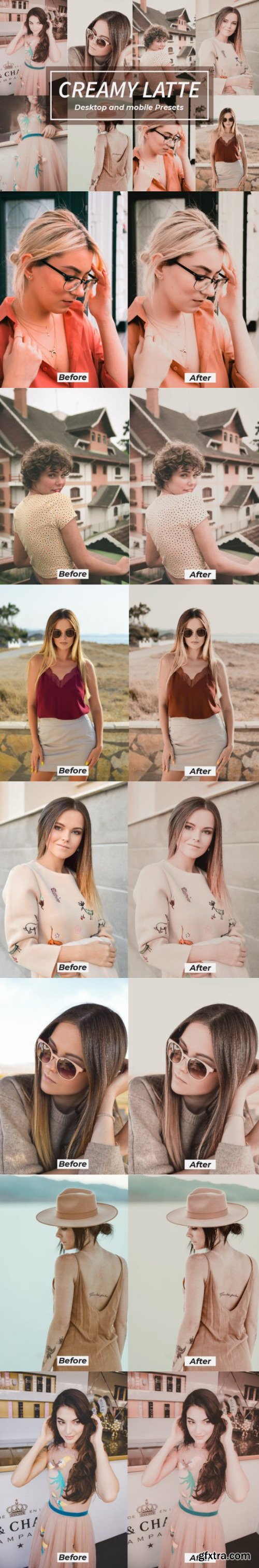 Creamy Latte Lightroom Presets