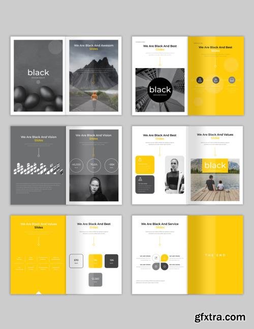 Minimal Black Business Brochure 519656755