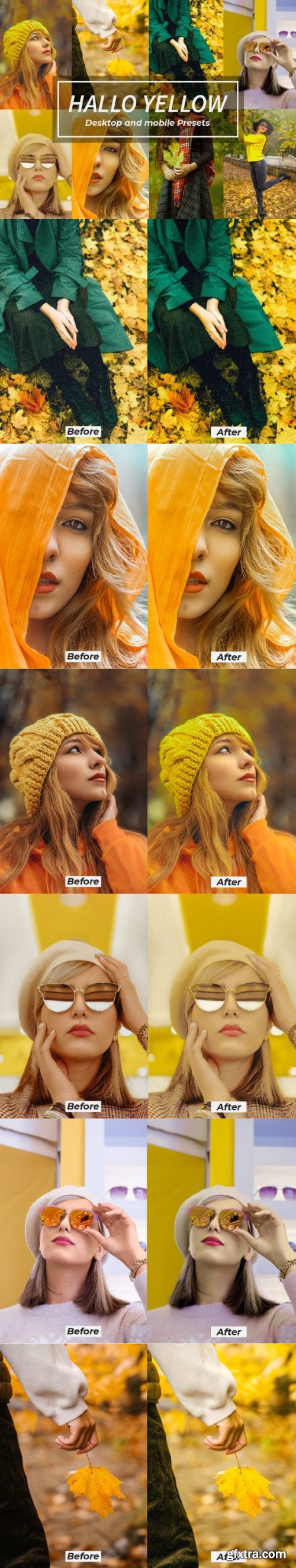 Hallo Yellow Lightroom Presets