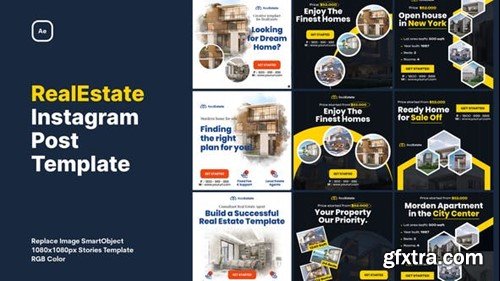 Videohive Real Estate Instagram Post Template 42680373