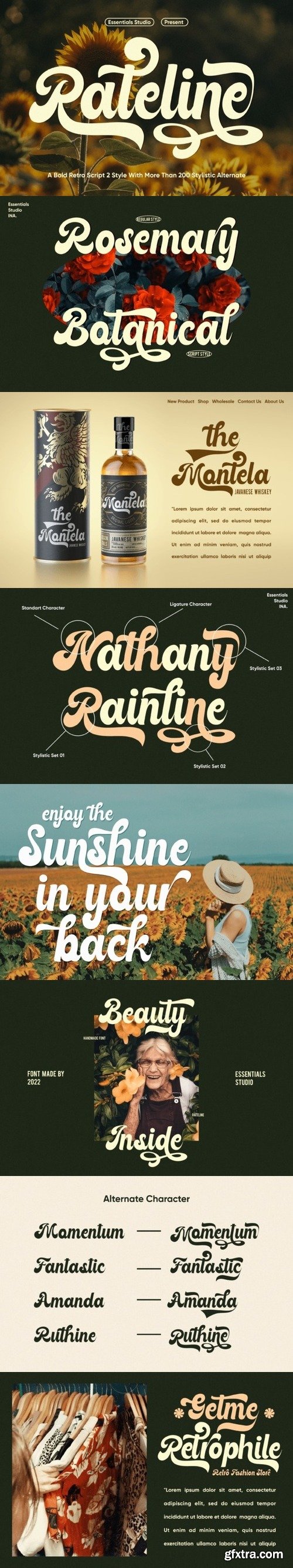 Rateline Font