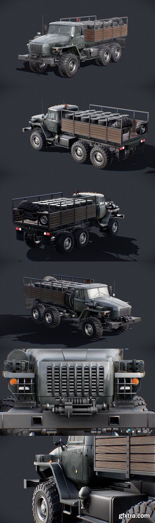 Soviet Ural 4320 MOD A