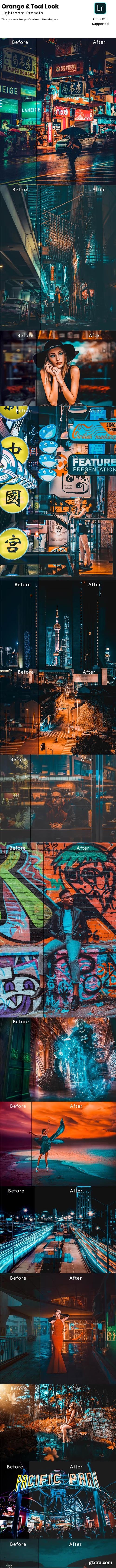 GraphicRiver - 15 Orange & Teal Look Lightroom Preset 22346702