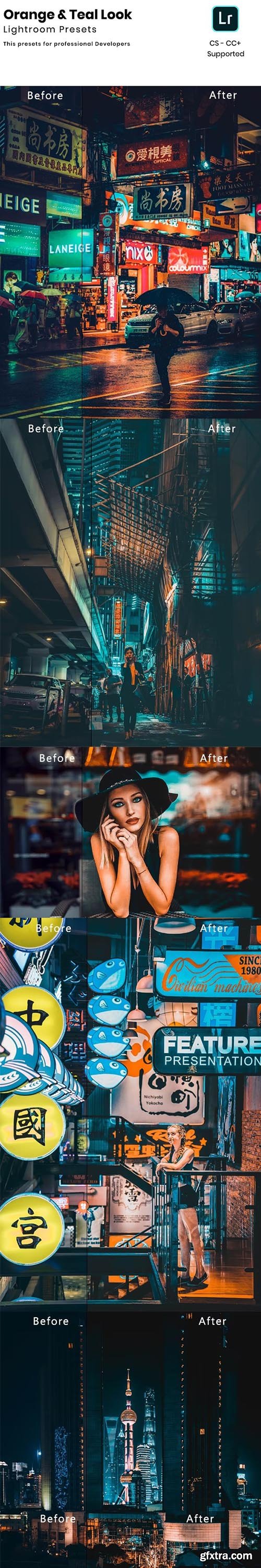 GraphicRiver - 15 Orange & Teal Look Lightroom Preset 22346702