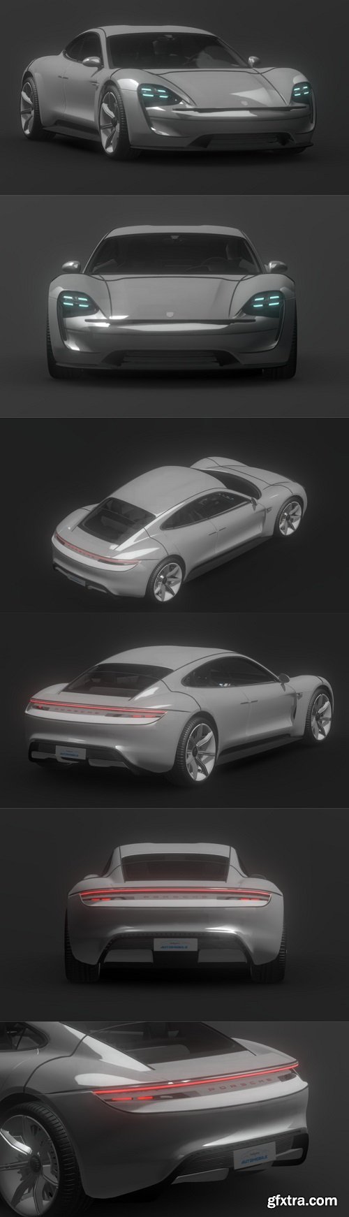 Porsche Taycan 3d model