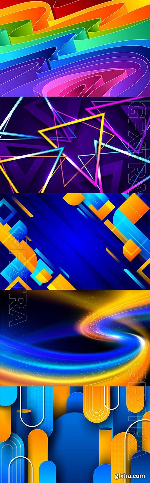 Vector rainbow colorful background