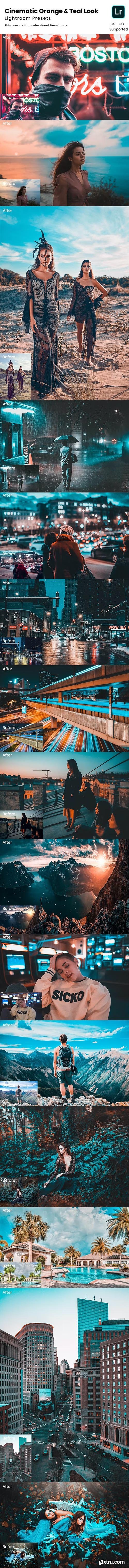 GraphicRiver - Cinematic Orange & Teal Look Lightroom Preset 23683016