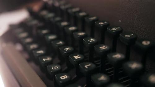 Videohive - Keyboard of an Old Typewriter - 42679559 - 42679559