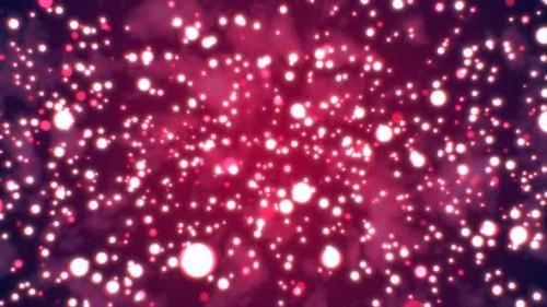 Videohive - Abstract bright glowing festive red circles with blur effect and energy magical bokeh on red - 42701774 - 42701774