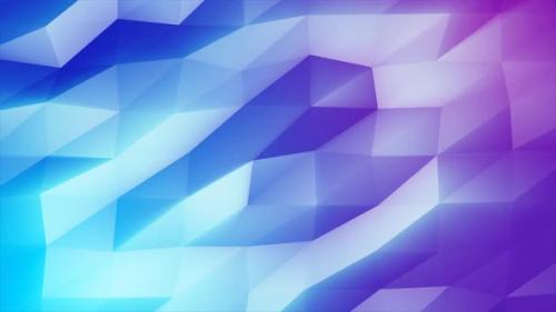 Videohive - Abstract moving triangles blue purple low poly digital futuristic. Abstract background. Video - 42701884 - 42701884