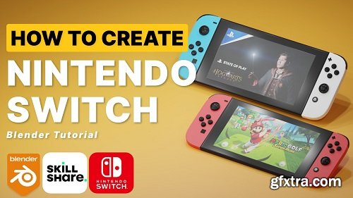 Blender 3D: Learn To Create A Nintendo Switch Game Console