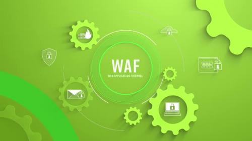 Videohive - Flat Infographic Colorize Icons Background Waf Loopable Animation - 42644980 - 42644980