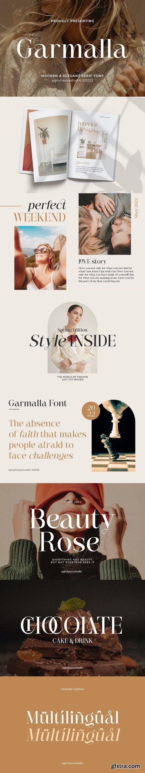 Garmalla - Display Serif Font