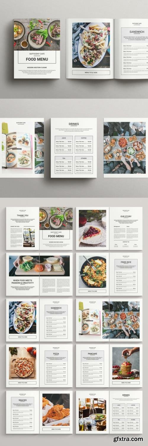 Food Menu Brochure Layout 520683965