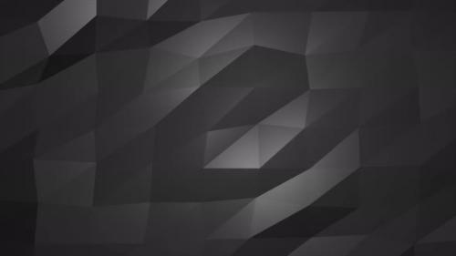 Videohive - Abstract moving triangles black and white low poly digital futuristic. Abstract background. Video - 42660006 - 42660006