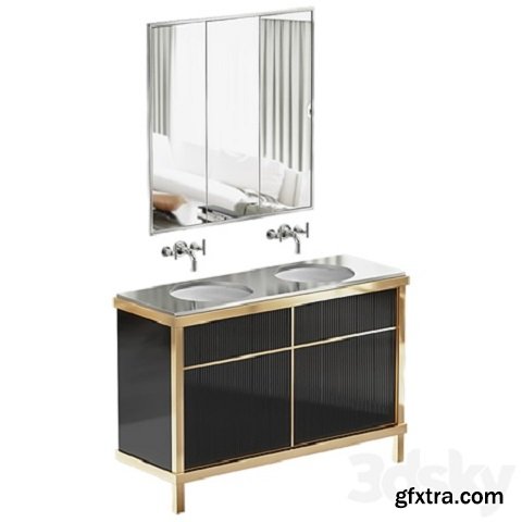 Art Deco Bathroom Vanity