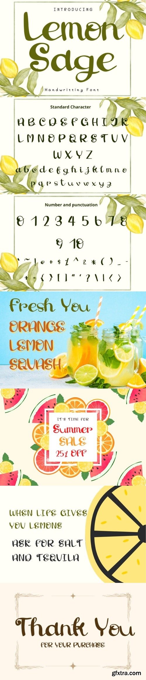 Lemon Sage Font