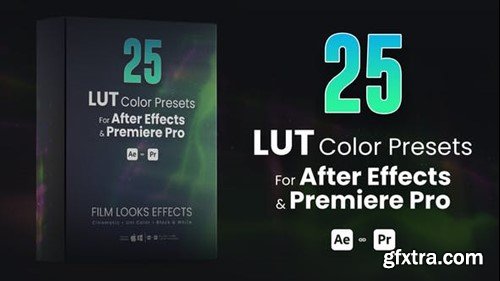 Videohive 25 LUTs pack for After Effects and Premiere Pro 42782626