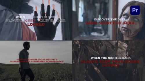 Videohive - Horror Minimal Trailer - 42670899 - 42670899