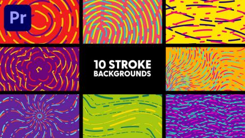 Videohive - Stroke Backgrounds - 42739526 - 42739526