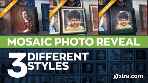 Videohive Mosaic Photo Reveal Pack 38299257