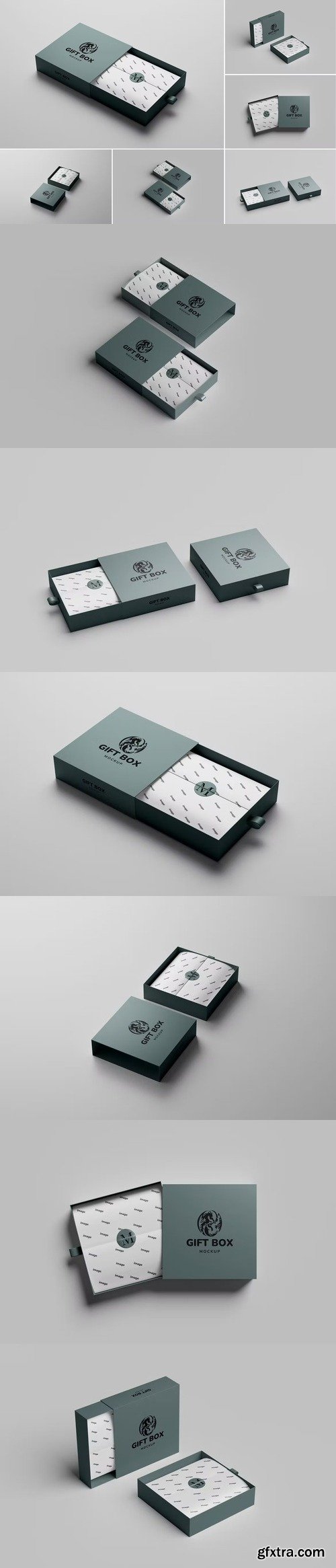 Gift Box Mockup