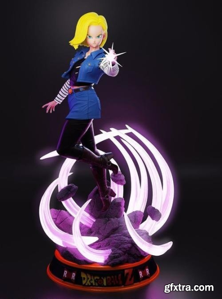 Android 18 – Dragonball Z – 3D Print