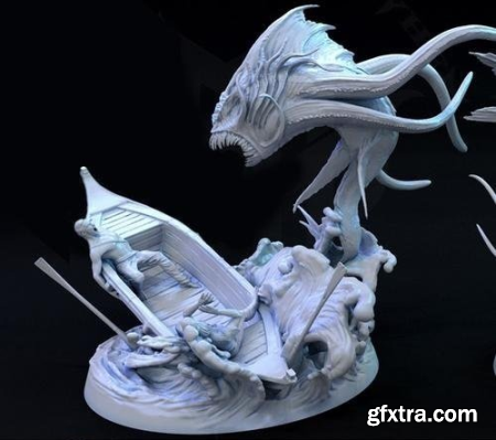 Mini Monster Mayhem - Aboleth 1-2 – 3D Print