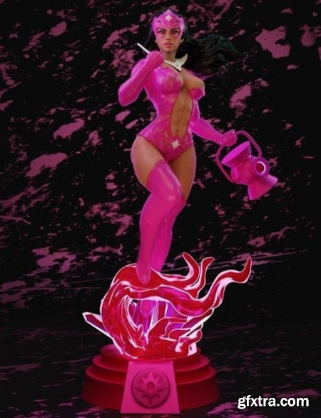 Star Sapphire Sapphire Lantern Corp – 3D Print