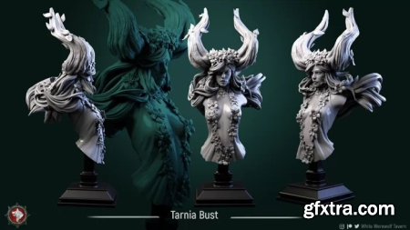 Tarnia Bust – 3D Print Model