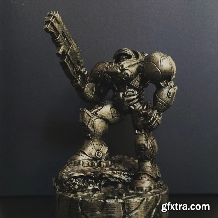 Starcraft 2 Marine – 3D Print Model