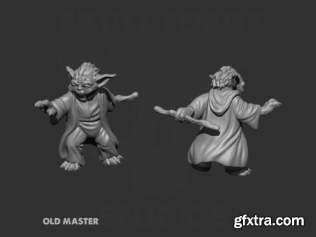 Yoda Old Master by Skull Forge – 3D Print Model