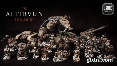 The Altivrun Battalion Set and The Altirvun Core Set — Lore Miniatures – 3D Print Model