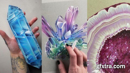 Drawing And Coloring Crystals