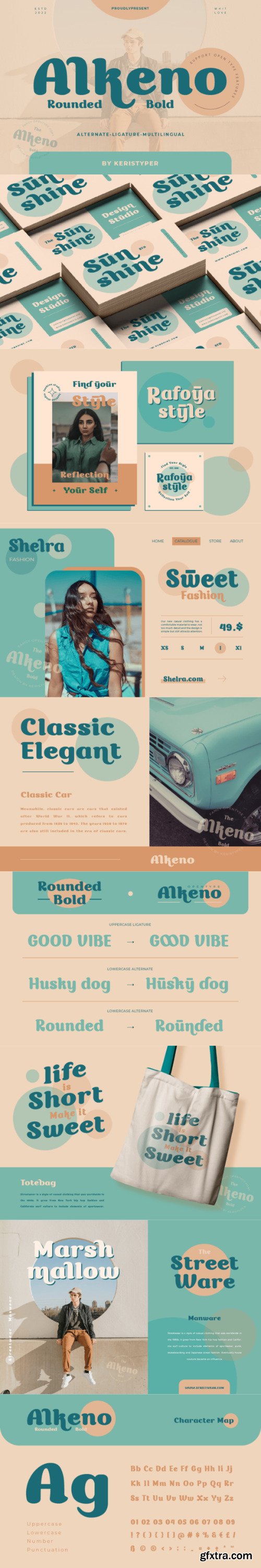 Alkeno Font