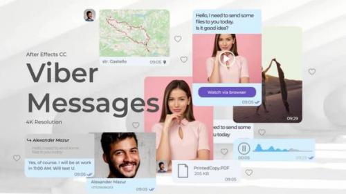 Videohive - Viber messages - 41494729 - 41494729