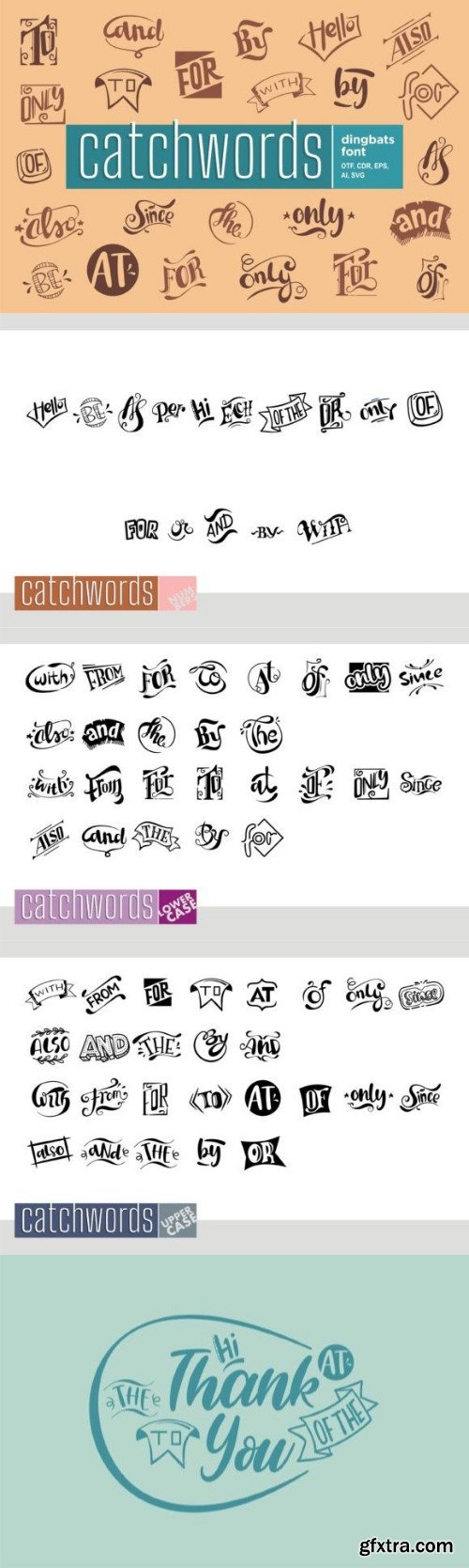 Catchwords Font