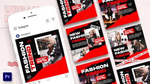 Videohive - Urban Fashion Instagram Post For Premiere Pro - 42754866 - 42754866