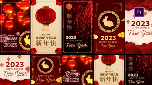 Videohive - Chinese New Year Posts and Stories - 42784820 - 42784820