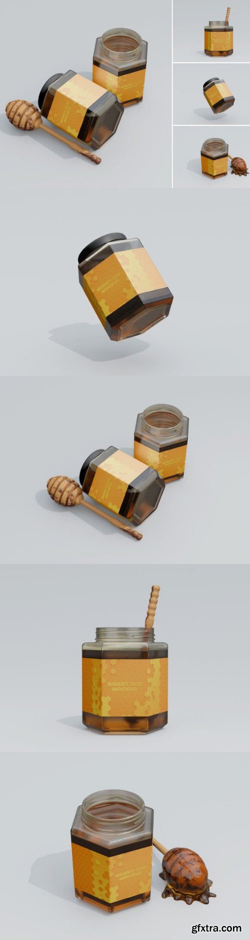 Honey Jar Mockup