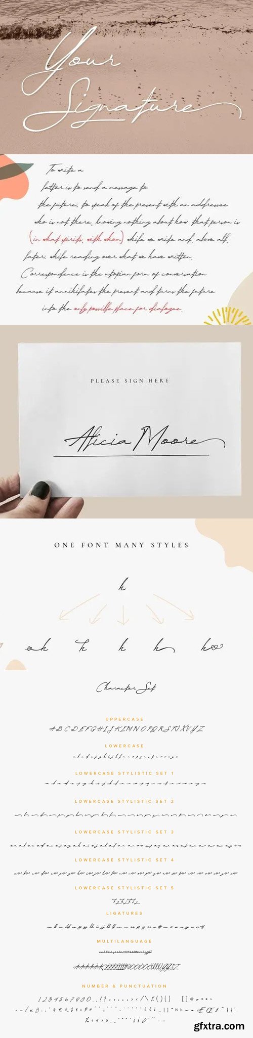 Your Signature - Handwritten Signature Font